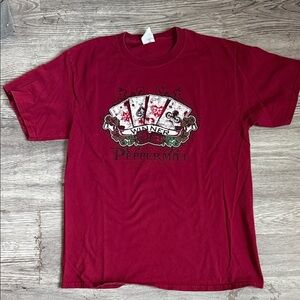 Port and Company Men's Deep Red 'Winner' Graphic Tee